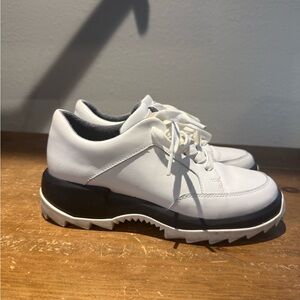 Camper Helic White and Black Women's Sneakers